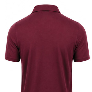 Chemise de golf pour homme, style de luxe, tendance, personnalisable, anti-plis, unie, avec poche, en tissu coton élasthanne, vente en gros - Product Image 4
