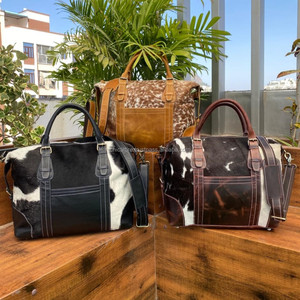 กระเป๋าหนังวัวแท้สำหรับผู้ชาย, กระเป๋าดัฟเฟิลกระเป๋าเดินทางกระเป๋ากีฬาแบบสั่งทำสำหรับใช้ในยิมกระเป๋าสำหรับทุกเพศ - Product Image 5