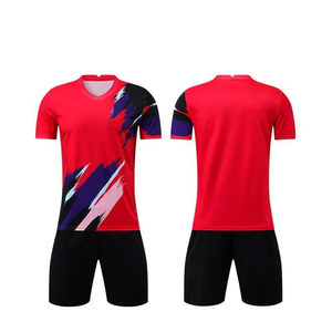 Uniforme de Fútbol Personalizado Unisex, Transpirable, de Manga Corta, Sublimado, 100% Poliéster, Antibacteriano, Cuello en V, Cintura Elástica, Gratis - Product Image 6