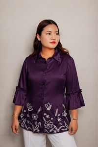 Camisa de Diseño Premium para Mujer, para Uso Casual y de Oficina, Cómoda, Ligera y Antiarrugas, Disponible en Grandes Cantidades - Product Image 2