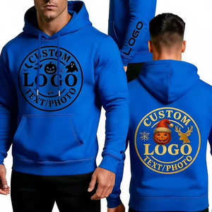 Customizable Logo Hoodies Sweatshirts Men Women Stylish Cool Comfortable Oversized Eco-Friendly Fleece Long Sleeves Pullover - Product Image 1
