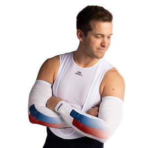 Manches de cycliste personnalisées avec logo imprimé, respirantes, en sublimation, pour le cyclisme, la course et les sports de plein air - Product Image 1