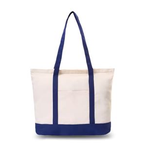 Bolsa de Mano Personalizada de Lona de Algodón, Bolsas de Mano Resistentes de Alta Calidad, Lisas, para Impresión Serigráfica - Product Image 1