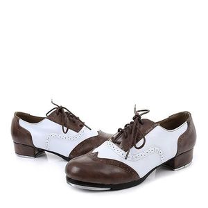 Chaussures de claquettes pour femmes Baifa Danzo en cuir véritable noir, talon plat, style Oxford avec claquettes en aluminium, faible MOQ, OEM, ODM, DDP - Product Image 2
