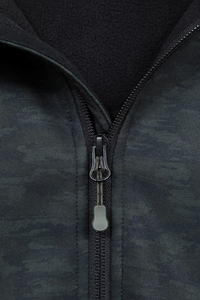 Chaqueta Premium Softshell para Hombre con Capucha, a la Moda, para Exteriores, Impermeable, Transpirable, Cortavientos, con Cierre Frontal y Estampado - Product Image 6