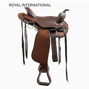 Selle Western Premium en Cuir Véritable Faite à la Main pour l'Équitation – Durable et Confortable pour le Ranch, la Randonnée et l'Équipement Équestre - Product Image 1