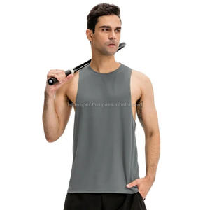 Hommes Gym débardeur lâche décontracté musculation gilet respirant sans manches chemise séchage rapide Sport Singlet course t-shirt homme vêtements - Product Image 4