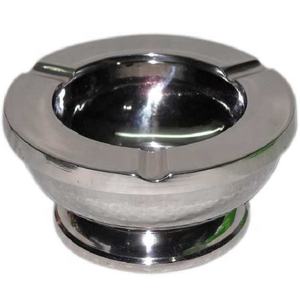 Cenicero de Metal clásico de bronce con tapa abatible para interiores/exteriores, diseño único para decoración de acero para oficina en casa, a prueba de viento - Product Image 2