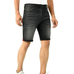 Pantalones Cortos Bermuda de Mezclilla Lavada de Cintura Alta para Hombre, Estilo Casual, Cierre de Botones, 100% Algodón, Tela de Lona Transpirable, Econex Sports - Product Image 5