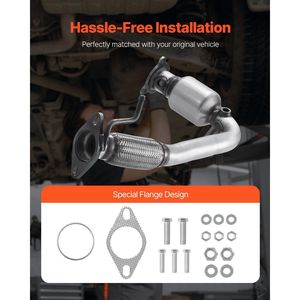 Convertitore Catalitico Anteriore di Ricambio OE 16581-16 per Chevrolet Equinox, GMC Terrain, Chevy Captiva Sport 2.4L L4 Compatibile - Product Image 6