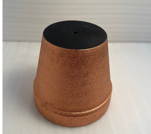 Handmade Iron <b>Planter</b> With Elegant Copper Texture Finish For Home And Garden Decoration At Wholesale Price - Product Image 4