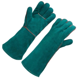 Gants de soudage en cuir de vachette de haute qualité, résistants à l'abrasion, pour travaux lourds, protection industrielle, lutte contre les incendies - Product Image 1