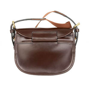 Pochette de transport pour cartouches en cuir de qualité supérieure, sac de rangement classique pour l'extérieur avec bandoulière réglable pour un usage robuste - Product Image 3