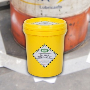 Industrial Oil Spill Kit 20Liter Pail Spill Cleanup Kit for Oil Fuel Diesel Maintenance Area Warehouse Industry Factory Workshop - Product Image 3