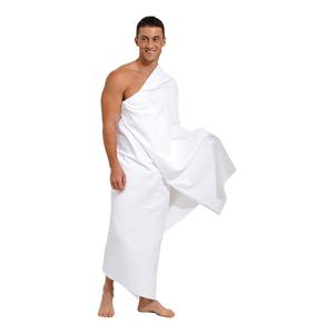 Ensembles d'Ihram en coton doux, respirants, antistatiques, à séchage rapide, élégants et vintage pour hommes, pour le Hajj et la Omra, service OEM, best-seller - Product Image 5
