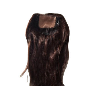 Topper 4x4 para mujer, cabello Remy indio, peluca topper, rizo Yaki Jerry, onda corporal, rastas, onda profunda, cabello Taz, extensión de cabello BD - Product Image 5