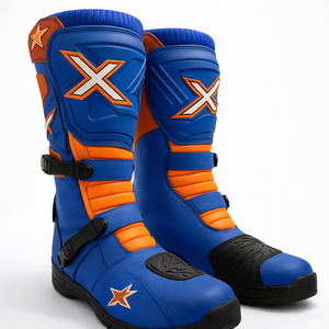 รองเท้าบูทขี่ม้าผจญภัยสำหรับผู้ชายพร้อมโลโก้แบบกำหนดเอง |   กันน้ำ |   รองเท้าขี่มอเตอร์ไซค์มาตรฐาน CE สำหรับการเดินทางแบบออฟโรด | - Product Image 2