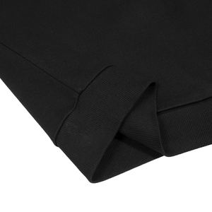 Sudadera con capucha lisa de diseño americano, corte holgado, con empalmes de rejilla cuadrada, forro, 390 GSM, poliéster y algodón, hombro caído y cierre de cremallera - Product Image 5