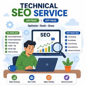 Servicios Técnicos Avanzados de SEO, Optimización de Páginas y Fuera de Páginas para Mejores Posiciones y Crecimiento Orgánico - Product Image 1