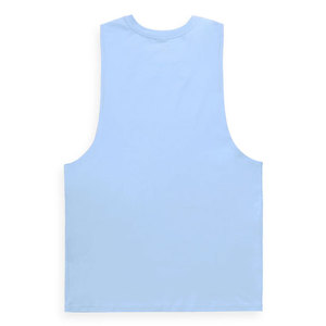 High Quality Side Off Cut Longline Loose Fit Unisex Tank Top Gym Workout Wear Training Activewear Trendy Plain Vest <b>Singlet</b> - Product Image 4