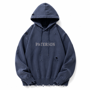 Low MOQ men's heavyweight zip up hoodie in cotton fleece hoodie for custom logo men's hoodies - Product Image 2