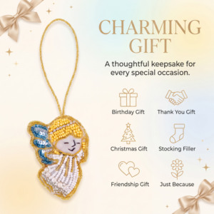 Multicolor Luxury Handmade Angel Beads Satin Bag Charms Decorative <b>Purse</b> Handbag Backpack Accessories <b>Cute</b> Keychain Inlay - Product Image 5