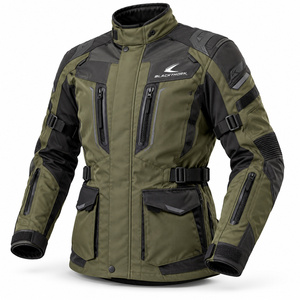 Chaqueta de Seguridad para Motocicleta de Cuero, Transpirable y Resistente al Viento, para Hombre, Tallas Grandes, Colores Personalizables, Logotipo y Etiqueta Totalmente Personalizables - Product Image 3