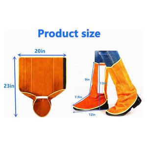 Custom Safety Shoes Welding Safety Boots Shoes Leather Boot Steel <b>Toe</b> Work Safety Shoes for Men - Product Image 5