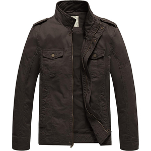 Custom Rugged <b>Utility</b> <b>Jacket</b> <b>Men</b> Outdoor Workwear Wind Resistant Multi Pocket Full Zip Functional Outerwear - Product Image 1