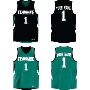 SHAHI IMPEX Maillot de basketball réversible personnalisé à col en V 100 % polyester à séchage rapide pour adultes, manches courtes, imprimé – Meilleures ventes - Product Image 1