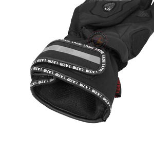 Guantes de moto de invierno con puño largo, textil, palma de cuero, nudillos de seguridad rígidos, reflectantes, para turismo y carreras - Product Image 5