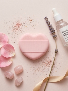[K-ESSENTIALS] ชุดฟองน้ำแต่งหน้า2ชิ้นแบบนุ่มนุ่มชุดพัฟเครื่องสำอาง NBR SBR ฟองน้ำแต่งหน้า PP จำนวนมาก K-Beauty - Product Image 3