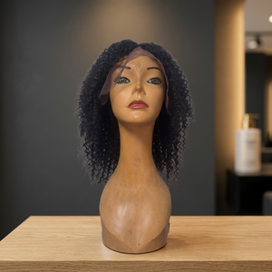 Full Lace <b>Front</b> <b>Wig</b> Long Natural Black Indian Remy Hair for Lace Baby Hair Transparent 200% Density Glueless Average Size - Product Image 1