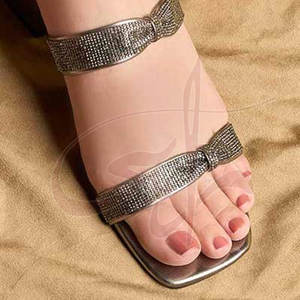 Escarpins à talons carrés hauts, à enfiler, à double bride, pour l'extérieur, en similicuir léger, pour mariage, tendance mode, haute qualité - Product Image 5