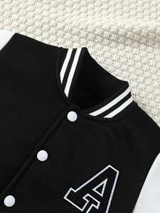 Vestes de baseball personnalisées pour hommes, coupe-vent d'hiver léger, en coton décontracté, en polyester, avec lettrage, grandes tailles - Product Image 4