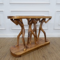 Tables console modernes et élégantes en bois massif pour salon maison hôtel école atelier villa meubles d'appartement