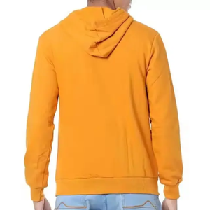 เสื้อฮู้ดซิป TOPWX749597 สไตล์ลำลอง ผ้าฝ้าย 100% พิมพ์ลายซิลิโคน สีพื้น ทรงปกติ - Product Image 4