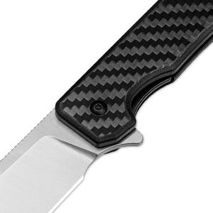 Cuchillos Plegables Ligeros con Hoja de Punta Caída Afilada, Agarre Cómodo con Textura Marrón y Práctica Apertura con Botón de Pulgar - Product Image 6