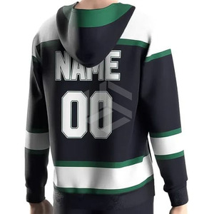 Maillots d'entraînement de hockey sur glace personnalisés 2026 avec logo brodé, impression par sublimation, nom d'équipe de club personnalisé, grande taille, manches courtes - Product Image 3