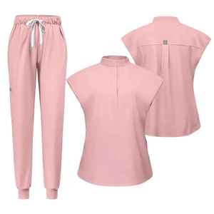 Traje Quirúrgico para Mujer Diseñado para Largos Turnos, con Tejido Suave de Spandex/Poliéster, Ecológico, Flexible y Cómodo - Product Image 5