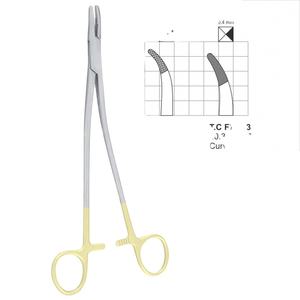 Pince porte-aiguille TC en acier inoxydable de haute qualité 8 "Instruments chirurgicaux pour les médecins et l'utilisation opérationnelle - Product Image 2