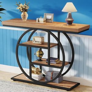 Entryway Console <b>Table</b> Wood Accent <b>Tables</b> for Home Decor - Product Image 4