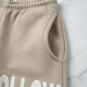 Custom Wide Leg <b>Fleece</b> <b>Pants</b> Oversized Sweatpants Premium Streetwear Casual Trousers - Product Image 5