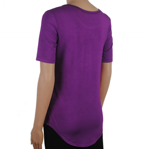 Camisetas de algodón para mujer, ropa elegante de marca de alta calidad, camisas elásticas - Product Image 4