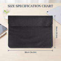 Pochette Ignifuge pour Documents, Organisateur de Fichiers, Pochette Portable pour Documents Professionnels, Idéale pour le Bureau, l'École, les Voyages et le Rangement