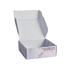 Scatola di Spedizione <span class=keywords><strong>Postale</strong></span> in Cartone Ondulato Rosa Ecologica Personalizzabile con Logo per Confezioni Cosmetiche - Product Image 5
