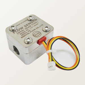 Capteur de débit d'huile de cuisson DIGITAL FLOW DGT-003SI, capteur de débit à engrenages ovales, acier inoxydable 316L, filetage interne PT 1/4 - Product Image 1