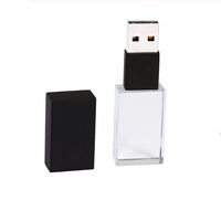 Flashdisk USB Kristal 1GB 2GB 256GB 512GB Flashdisk USB Kaca 2.0 3.0 Flashdisk USB Kristal Kaca dengan Logo Kustom