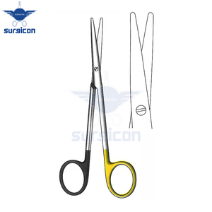 Ciseaux Metzenbaum 14,5 cm / 5-3/4 pouces, lame droite dentelée, Super Cut TC, ciseaux chirurgicaux en acier inoxydable de qualité supérieure - Product Image 2