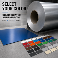 Options d'alliage 3003, 3104, 3105 avec largeur et couleur personnalisées pour le traitement de la bobine d'aluminium prépeinte